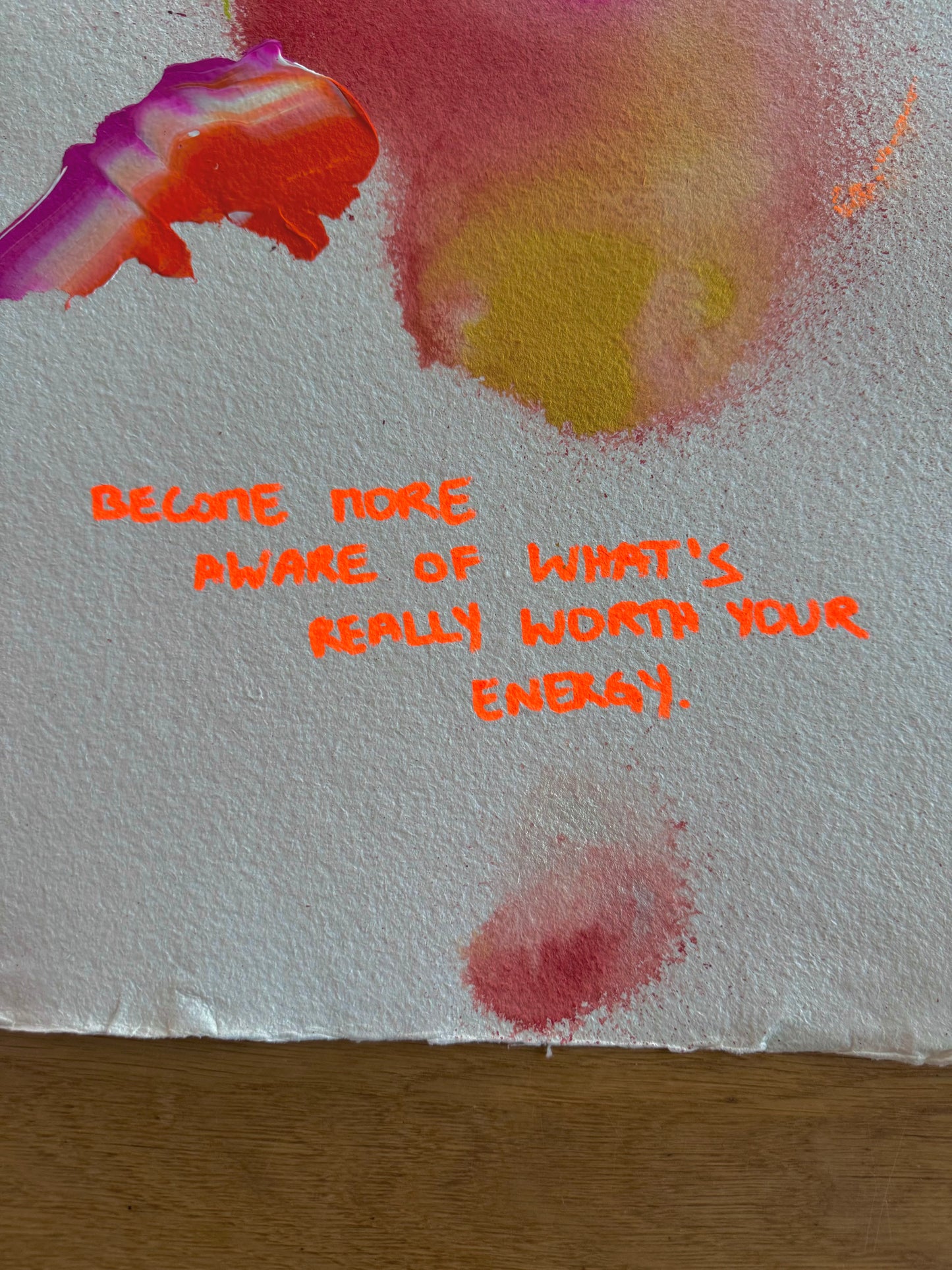 BECOME MORE AWARE OF WHAT'S WORTH YOUR ENERGY Paperwork