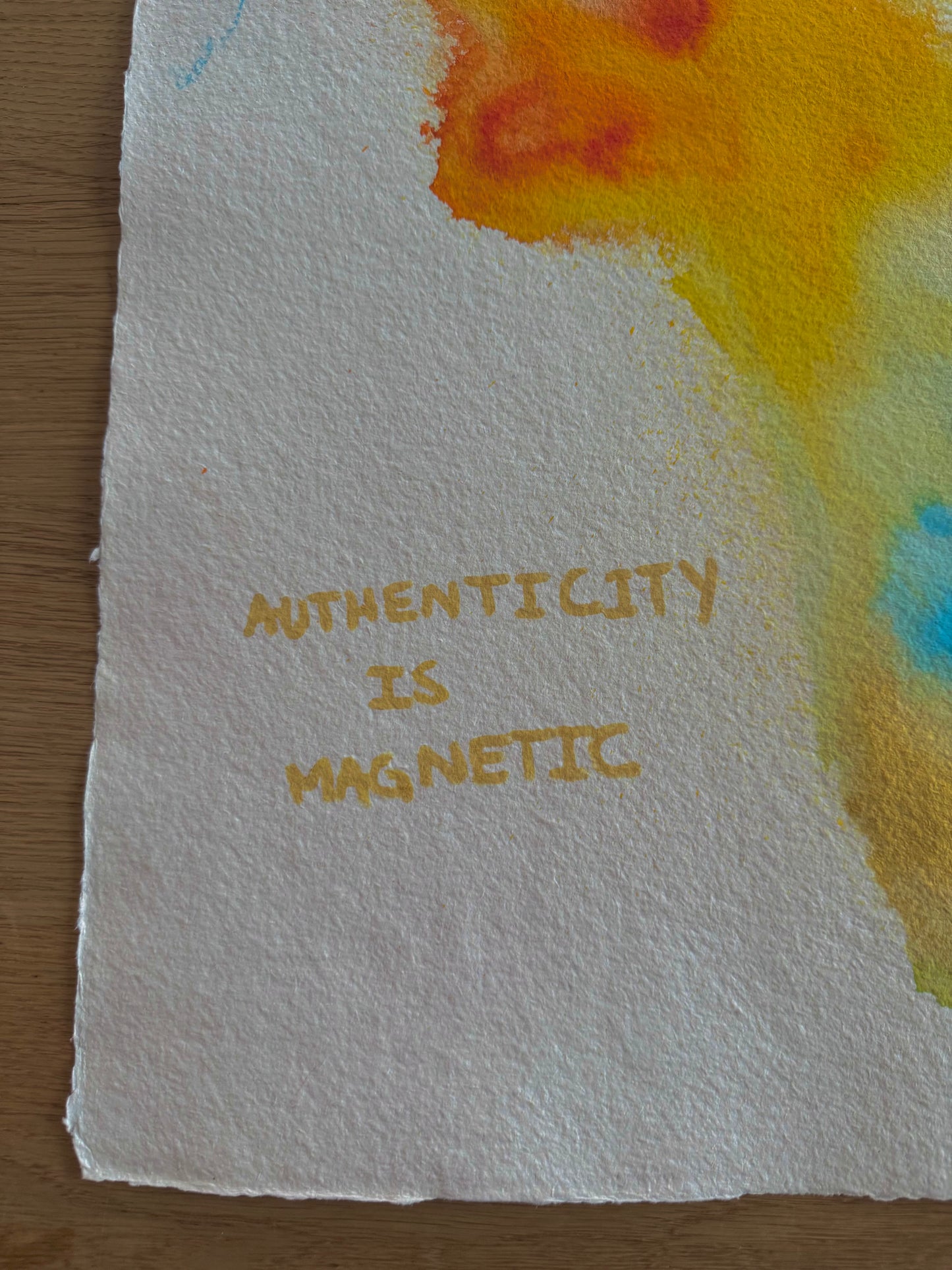 AUTHENTICITY IS MAGNETIC Paperwork