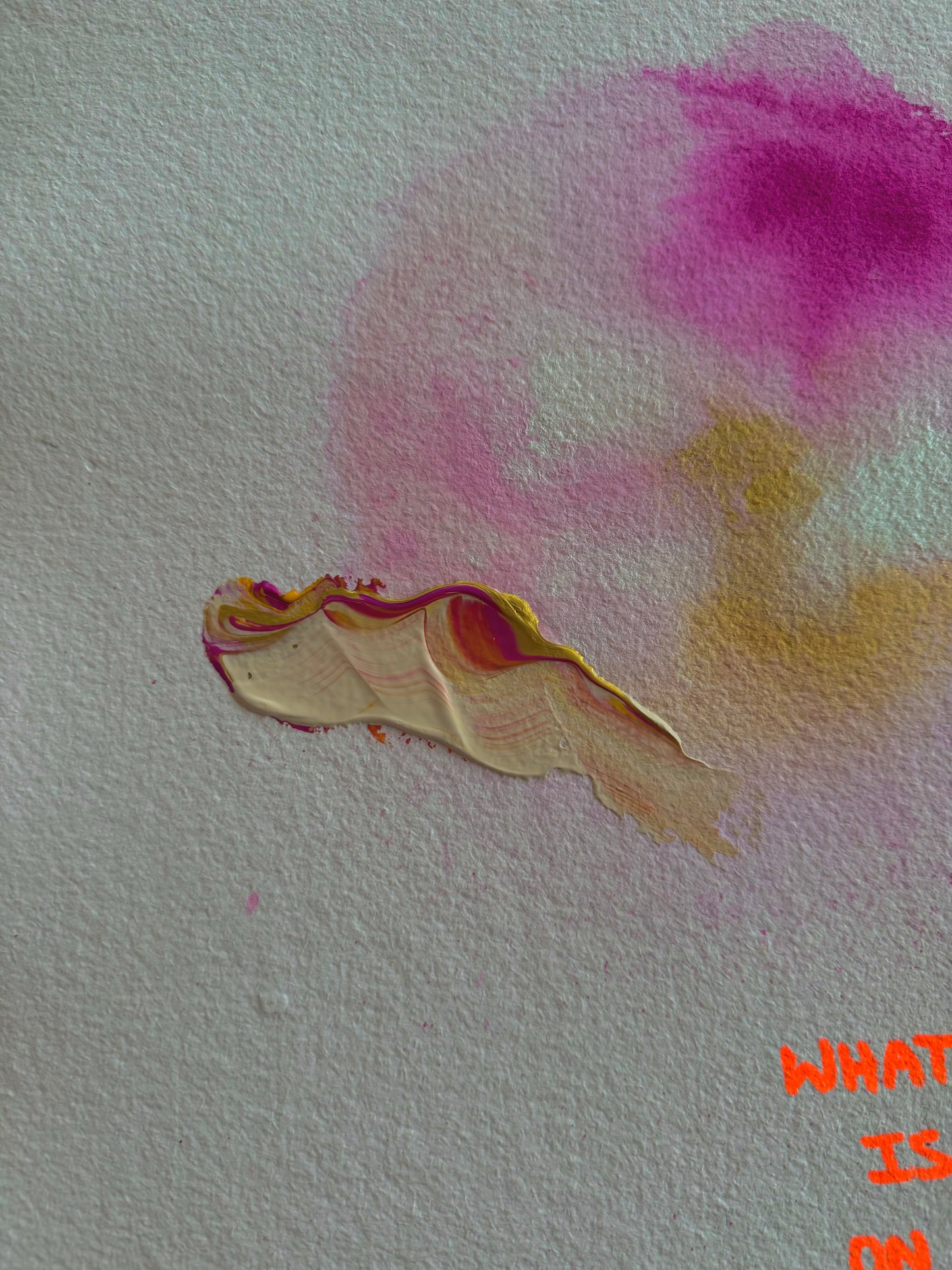 WHAT I SEEK, IS ALREADY ON THE WAY Paperwork