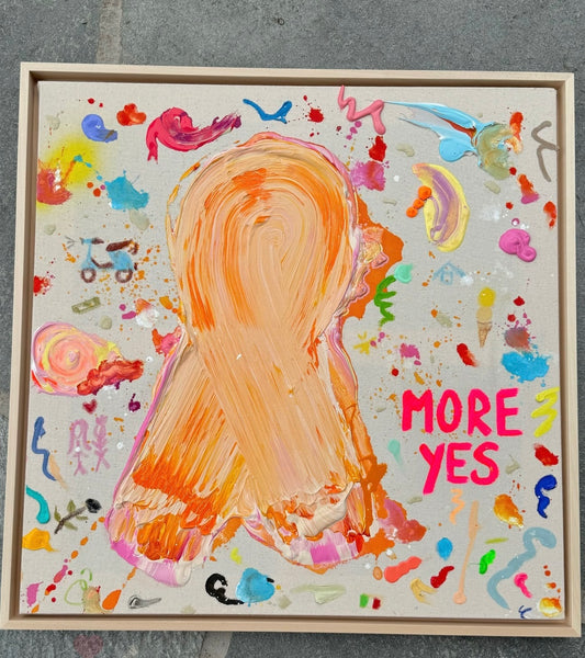 MORE YES 63x63cm