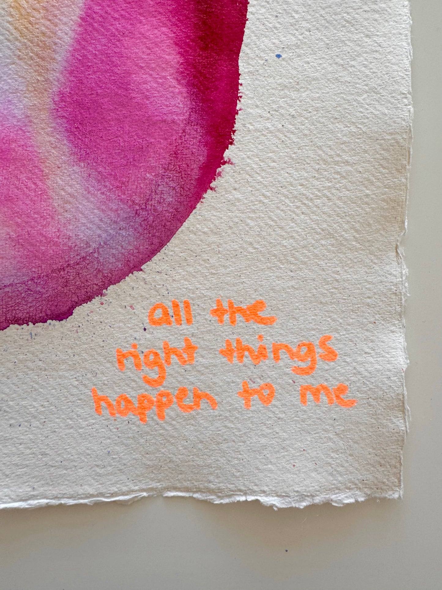 ALL THE RIGHT THINGS HAPPEN TO ME Paperwork